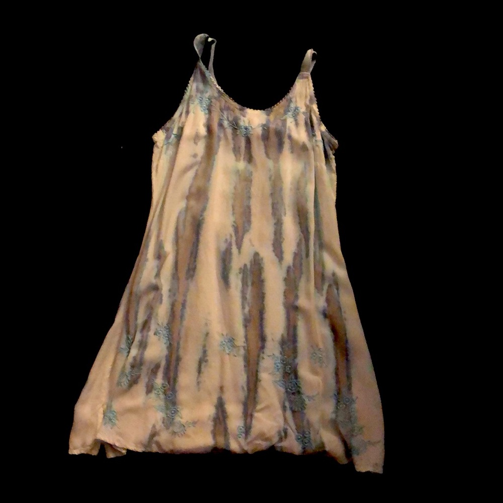 Blue and white sundress from raya sun